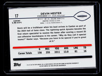 2024 Topps Chrome Devin Hester X-Fractor #17 - back