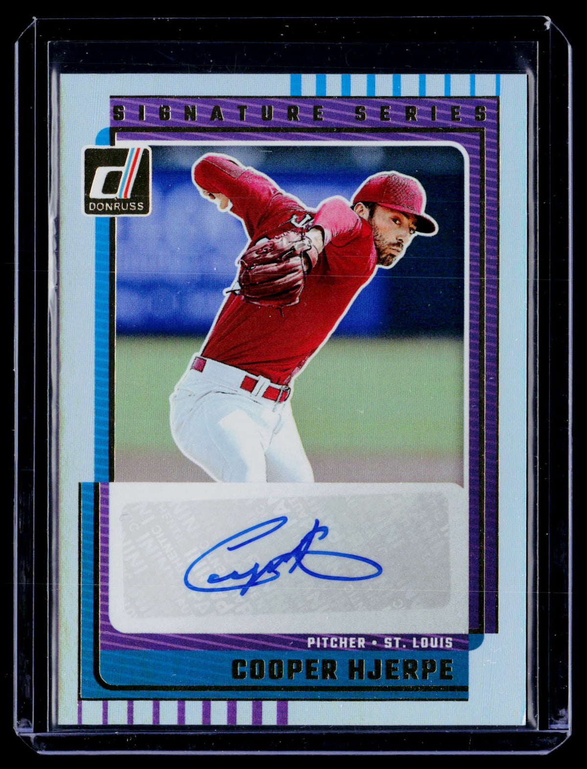 2025 Panini Donruss Baseball Signature Series Cooper Hjerpe Auto #SG-CHJ - front
