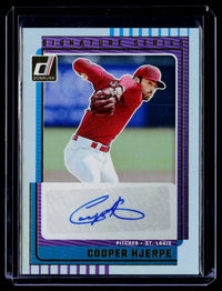 2025 Panini Donruss Baseball Signature Series Cooper Hjerpe Auto #SG-CHJ - front