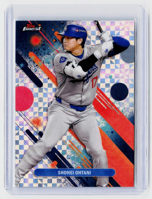2025 Topps Finest Shohei Ohtani #16 Los Angeles Dodgers - front