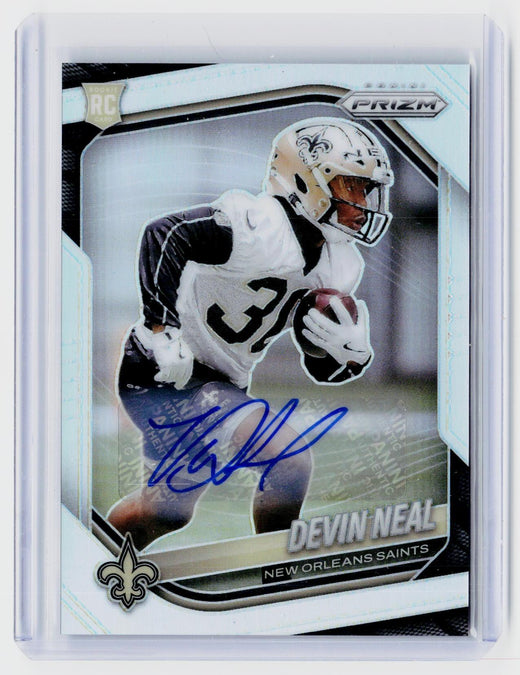 2025 Panini Prizm Football Devine Neal Rookie Autographs RC #393 - front