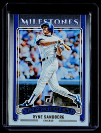 2025 Panini Baseball Milestones Ryne Sandberg #17 Chicago Cubs /199 - front