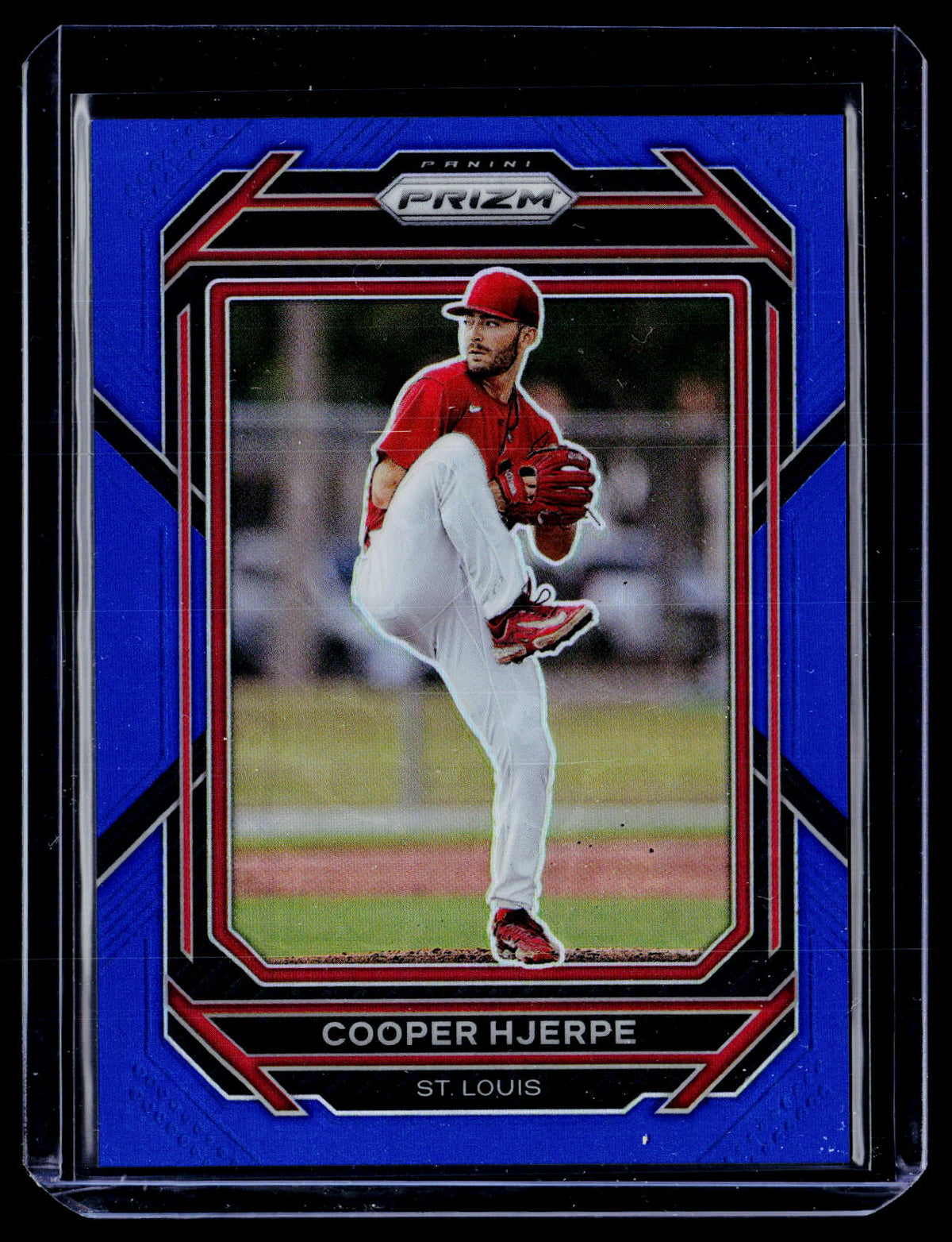 2023 Panini Prizm Baseball Cooper Hjerpe Blue Prizm #134 /149 - front