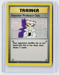 1999 Pokémon Base Set Imposter Professor Oak #73/102 - front