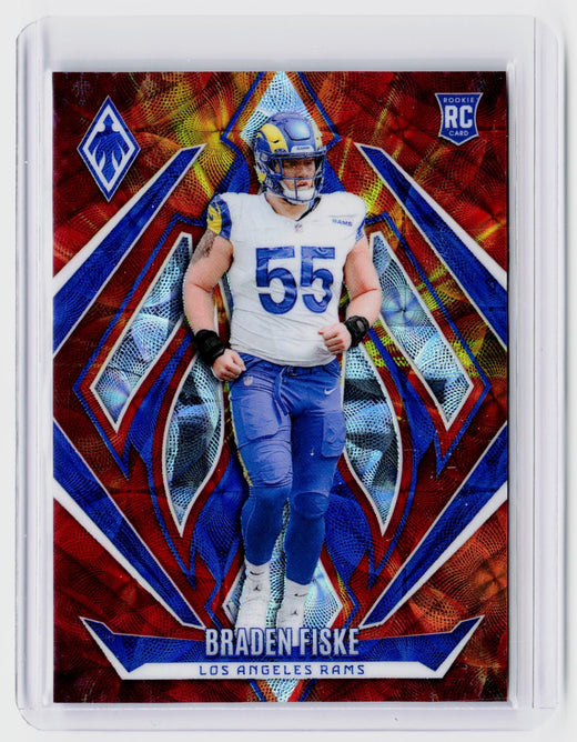 2024 Panini Phoenix Braden Fiske Rookie Red Parallel #160 /350 - front