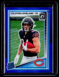 2025 Panini Donruss Optic Rated Rookie Colston Loveland #204 Chicago Bears - front