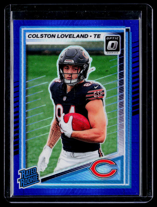 2025 Panini Donruss Optic Rated Rookie Colston Loveland #204 Chicago Bears - front