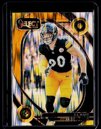 2024 Panini Select Football T.J. Watt #294 Silver Prizm Club Level - front