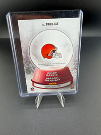 2025 Panini Donruss Rookie Sweater Dillon Gabriel & Mason Graham Cleveland Browns SWED-CLE - back