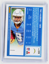 2025 Panini Donruss Optic Football Tre Harris Rated Rookie #229 Los Angeles Chargers - back