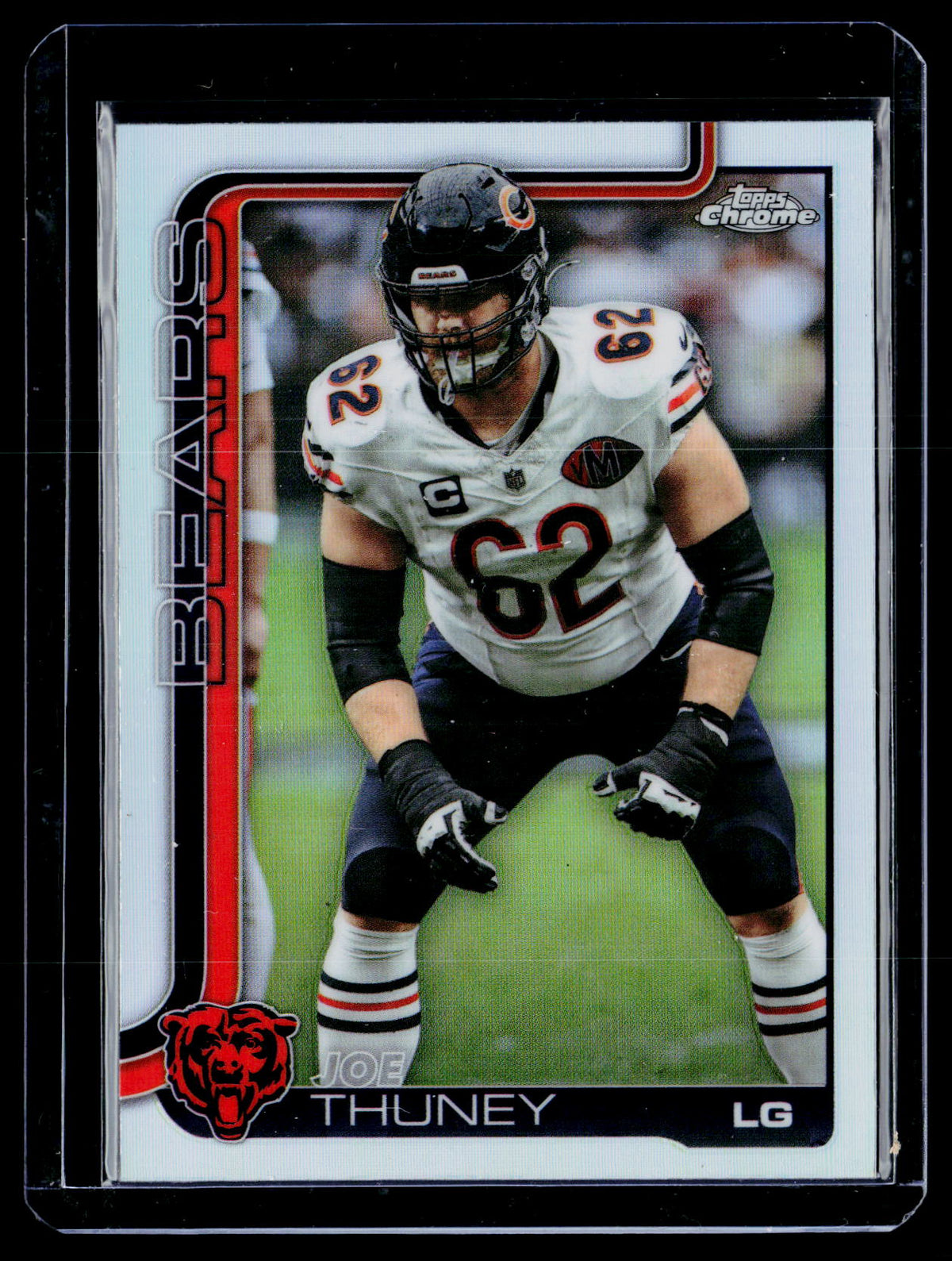 2025 Topps Chrome Joe Thuney #50 Refractor Chicago Bears - front