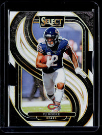 2024 Panini Select Football Premier Level DJ Moore #151 Chicago Bears - front