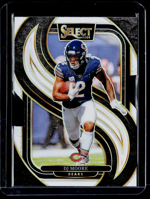 2024 Panini Select Football Premier Level DJ Moore #151 Chicago Bears - front