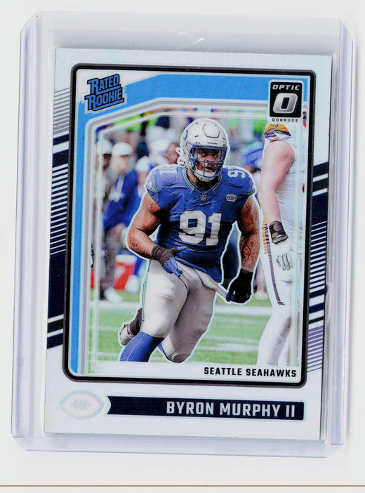 2024 Panini Donruss Optic Rated Rookie Byron Murphy II #217 Seattle Seahawks - front