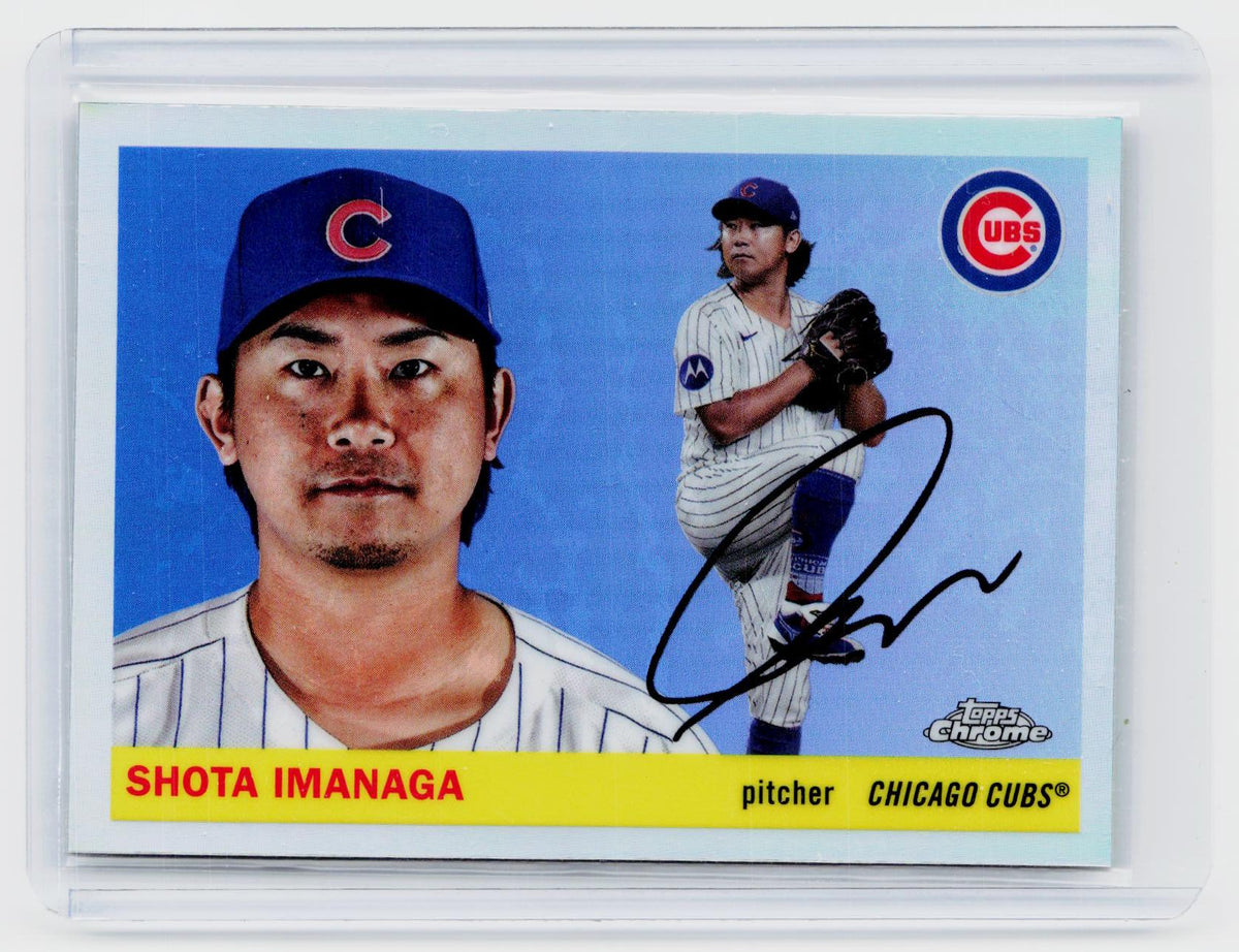 2025 Topps Chrome Shota Imanaga Chicago Cubs Autograph - front