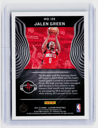 2021-22 Panini Illusions Jalen Green RC #152 Houston Rockets - back