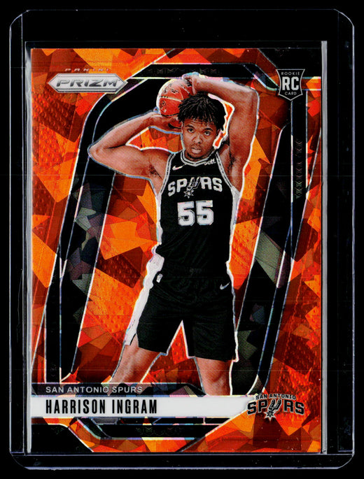 2024-25 Panini Prizm Orange Prizm Rookie Harrison Ingram #254 Spurs - front