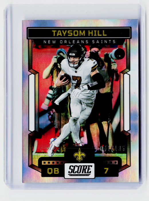 2023 Panini Score Football Taysom Hill #55 New Orleans Saints /135 - front