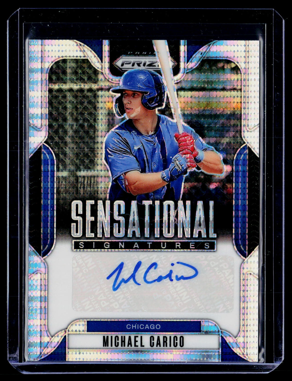 2025 Panini Prizm Baseball Sensational Signatures Michael Carico Auto SS-MC - front