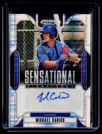 2025 Panini Prizm Baseball Sensational Signatures Michael Carico Auto SS-MC - front