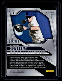 2025 Panini Prizm Baseball Cooper Pratt #6 pulsar /499 - back