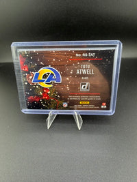 2021 Panini Donruss Rookie Sweaters Tutu Atwell #RS-TAT Rookie Memorabilia - back