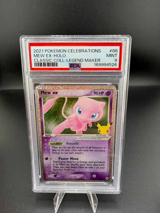 2021 Pokémon Celebrations Classic Collection Mew ex #88 PSA 9 - front