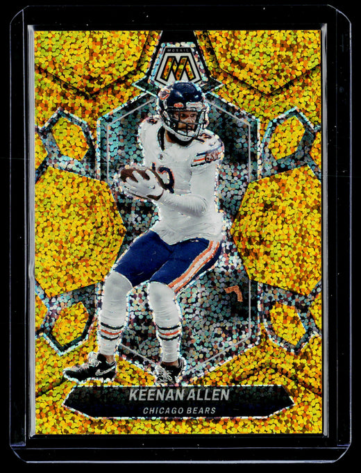 2024 Panini Mosaic Football Keenan Allen Gold Sparkle #39 18/24 - front