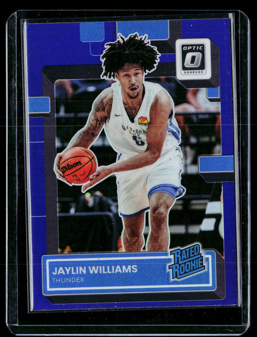 2022-23 Panini Donruss Optic Rated Rookie Jaylin Williams #246 - front