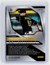 2025 Panini Prizm Baseball Braxton Ashcraft Blue Prizm #281 /199 - back