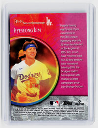 2025 Topps Chrome Fortune F15-14 Hye-seong Kim RC Los Angeles Dodgers - back