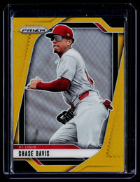2025 Panini Prizm Baseball Chase Davis Gold Prizm #237 05/10 - front