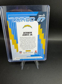 2025 Panini Score Zoned In Derwin James Jr. Jersey Relic #ZON-DJS - back