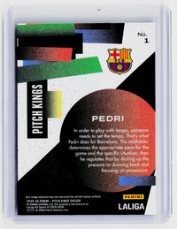 2025-26 Panini Pitch Kings Soccer Pedri #1 FC Barcelona - back