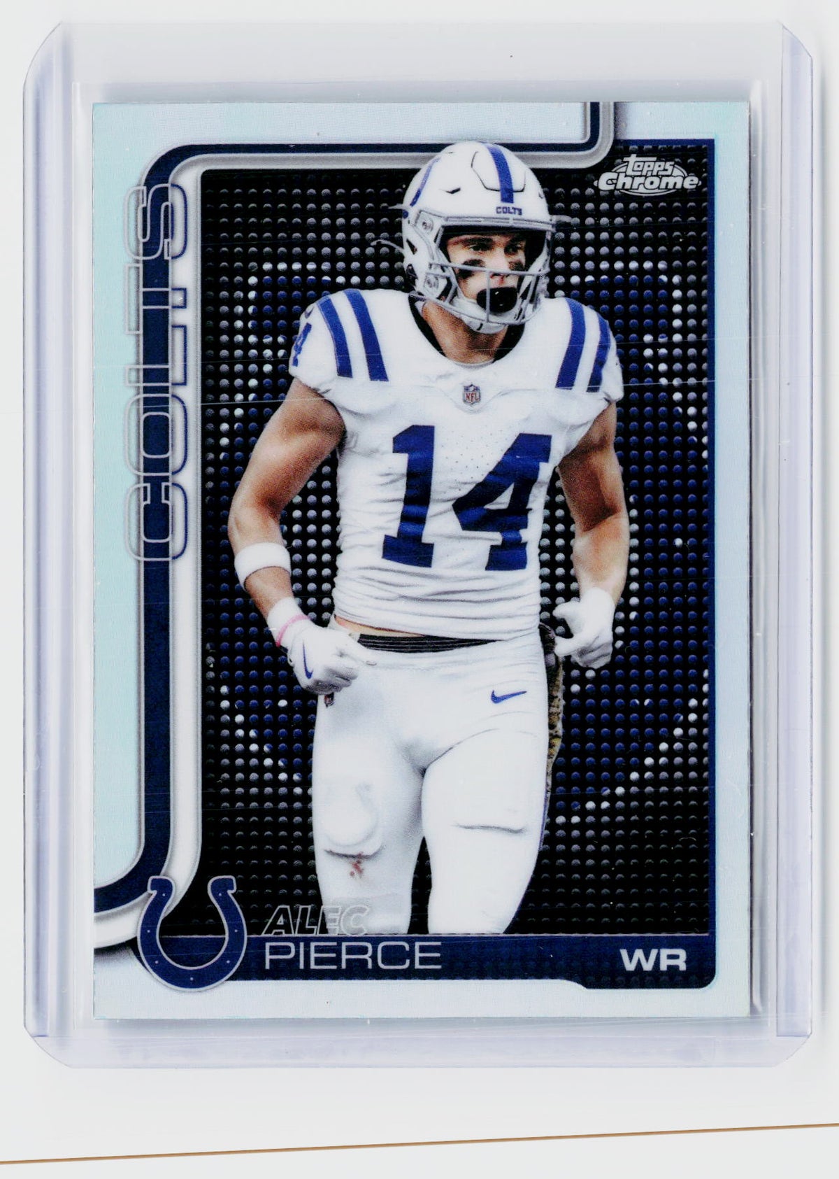 2025 Topps Chrome Alec Pierce #125 Indianapolis Colts - front