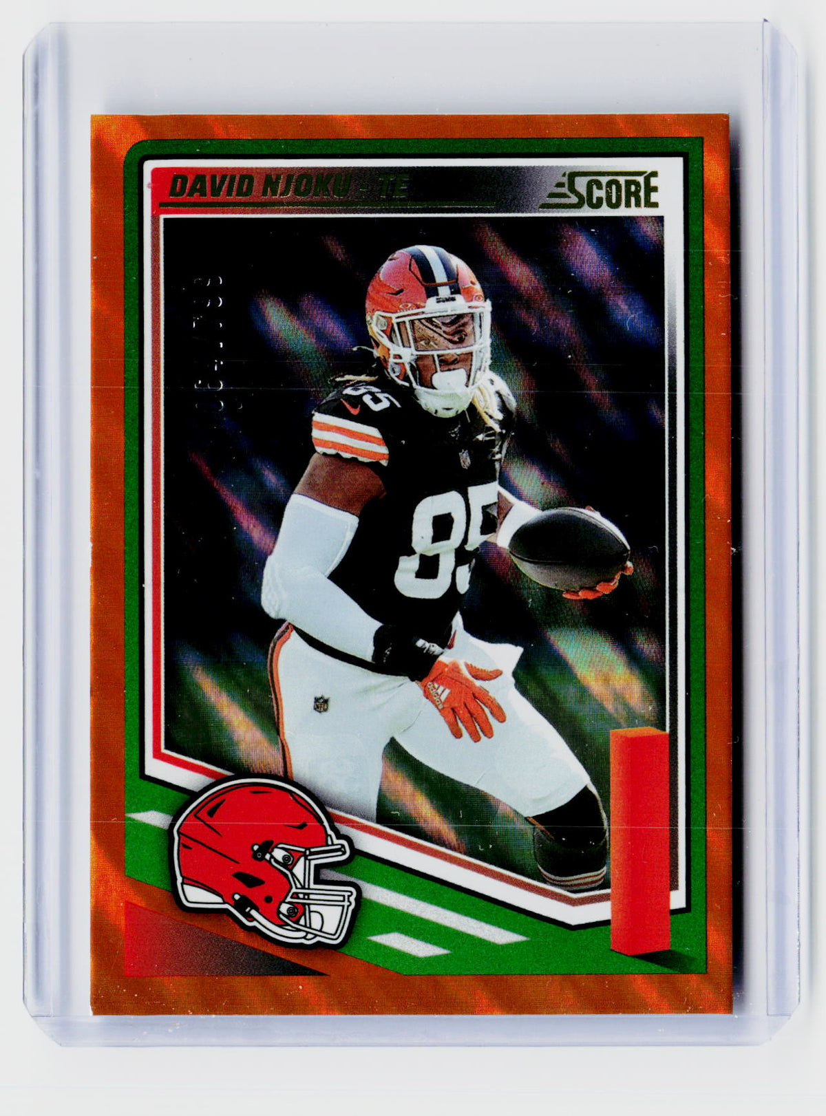 2025 Panini Score Football David Njoku #113 /299 - front