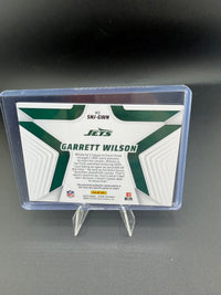 2025 Panini Score Stars of the NFL Garrett Wilson New York Jets Memorabilia Card SNJ-GWN - back