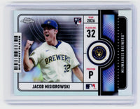 2026 Topps Chrome Big Ticket Players BTP-2 Jacob Misiorowski RC Milwaukee Brewers - front