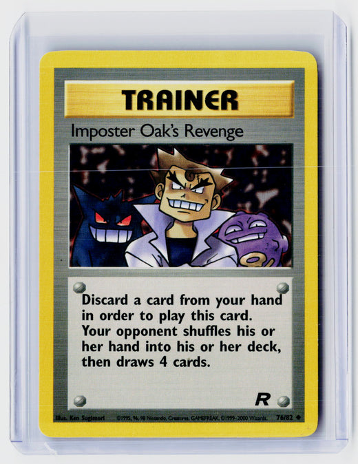 2000 Pokémon Team Rocket Imposter Oak's Revenge 76/82 - front