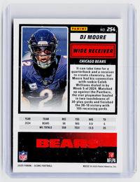 2025 Panini Score Football DJ Moore #254 Chicago Bears - back