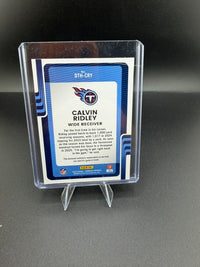 2025 Panini Donruss Threads Calvin Ridley Memorabilia #DTH-CRY - back