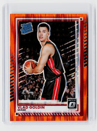 2025-26 Panini Donruss Optic Rated Rookie Vlad Goldin #100 Orange Shock /199 - front