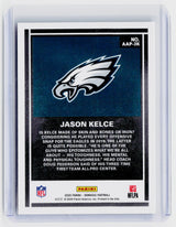 2020 Panini Donruss Action All-Pros Jason Kelce AAP-JK Philadelphia Eagles - back