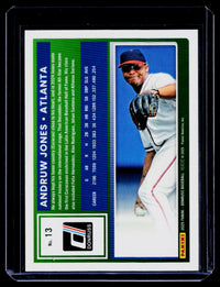 2025 Panini Donruss Stars Andruw Jones #13 /250 - back