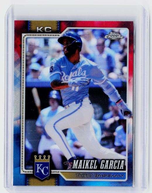 2026 Topps Chrome Maikel Garcia #84 Kansas City Royals - front
