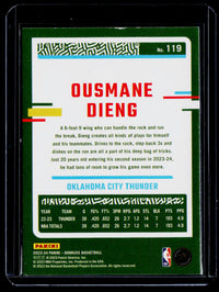 2023-24 Panini Donruss Basketball Ousmane Dieng #119 - back