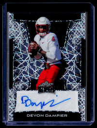 2025 Leaf Metal Base Autograph Devon Dampier Crystals Silver BA-DD1 - front