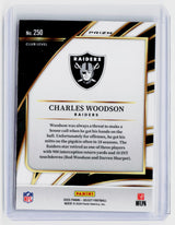 2025 Panini Select Football Charles Woodson #250 Club Level Raiders - back