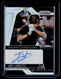 2025 Panini Prizm Baseball Prospect Signatures Jace Laviolette Auto #PS-JL - front