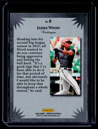 2025 Panini Donruss Baseball Elite Series James Wood #8 - back